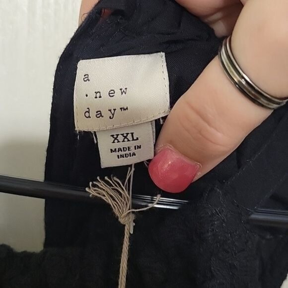 A.New Day Womens Black Lace Halter Dress XXL - Picture 3 of 6